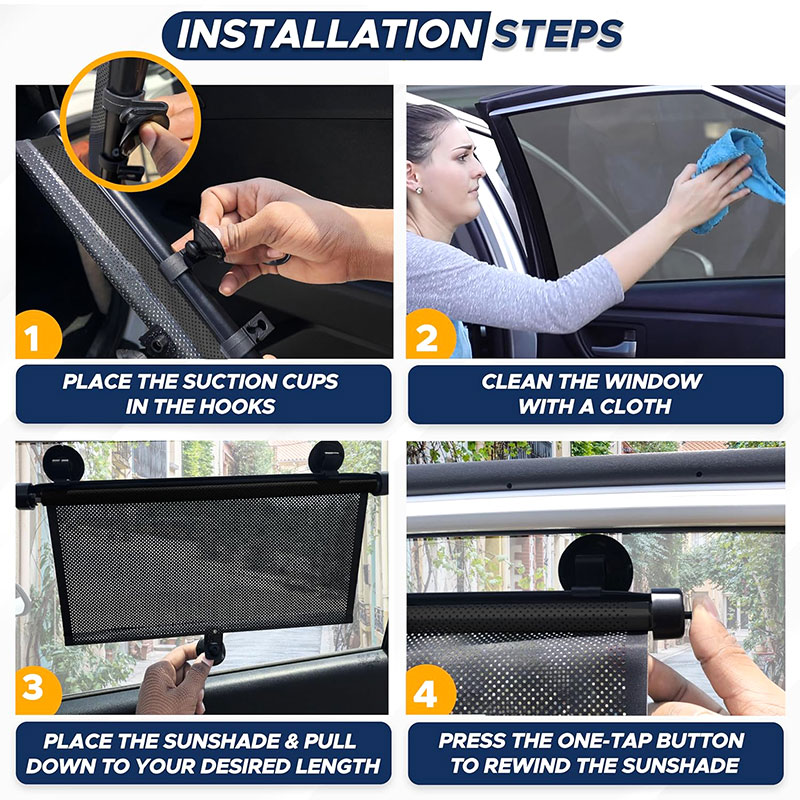 Retractable Roller Sunshade